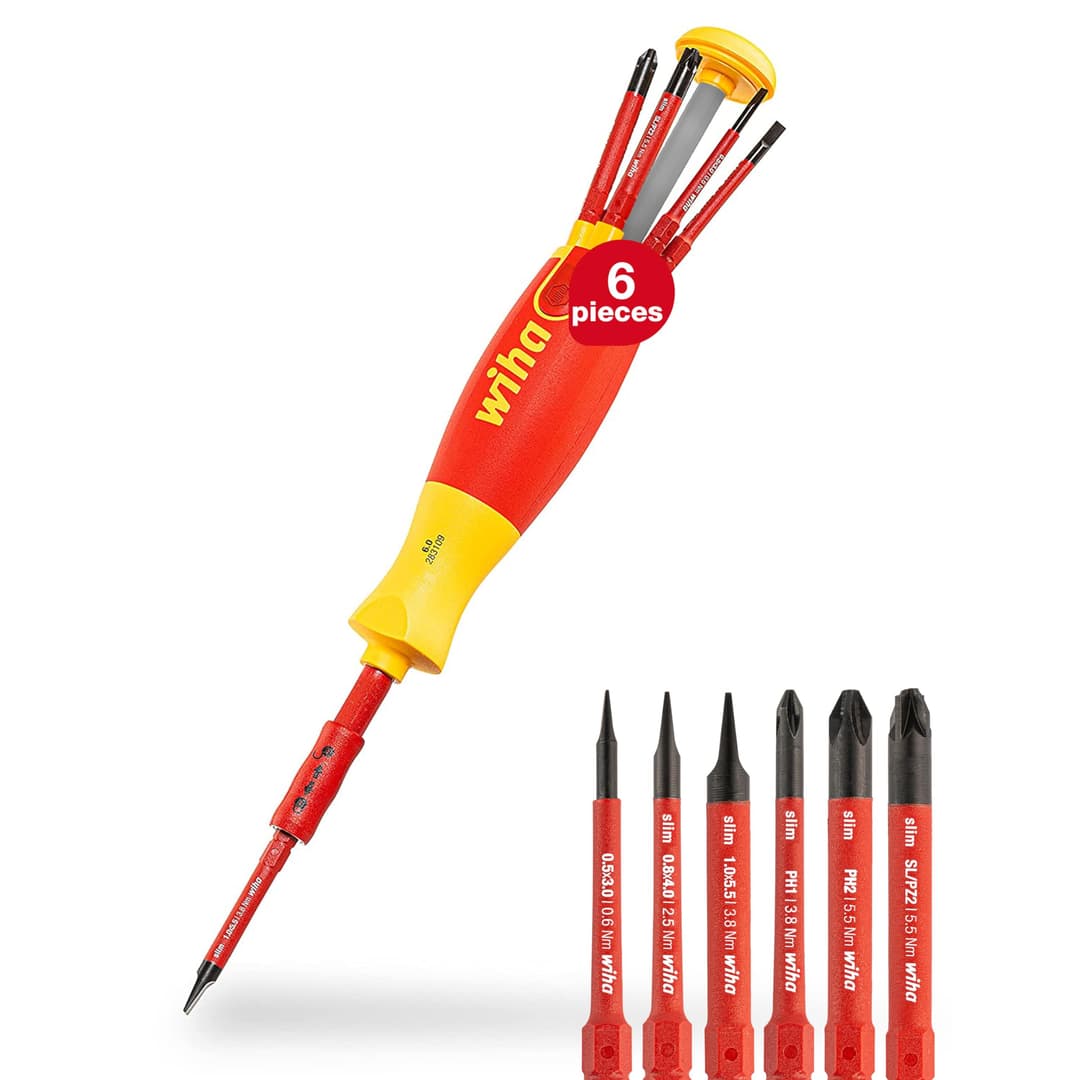 Wiha Destornillador con cargador LiftUp electric 2831-09021 LiftUp electric; Schlitz, PH, SL/PZ 6tlg