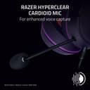 Razer Kraken Kitty V2 - Gengar Pokémon Edition - USB Headset - Gengar Spikes - Stream Reactive Lighting - HyperClear Cardioid Mic - TriForce 40mm Drivers - 7.1 Surround Sound | Violet - 5