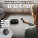 MONSGA Robot Aspirateur Laveur, 5000Pa Puissance, 180min Aspirateur Robot, 3.5L Sation Auto-vidage, LiDAR Navigation,Cartographie,Évitement d'Obstacles, pour Tapis et Poils d'animaux, App/Remote/Alexa - 7