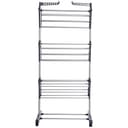 Amazon Basics Séchoir à Linge Intérieur, à Ailes Pliables, à 4 Niveaux, 72,9 à 126 x 64 x 173 cm (L x L x H), Argenté, pour Vêtements - 8