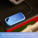 SANDISK Creator Pro Portable NVMe SSD 4TB (up to 2000 MB/s read/write speeds for demanding workflows, 3 Meter drop protection, IP65 water & dust resistance, 1 Month Adobe Creative Cloud included) - 2