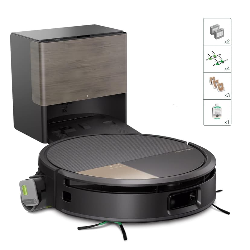 iRobot Roomba Max 706 Combo Robot Vacuum Cleaner + AutoWash Dock: Extended Accessories, Extendable, Self-Cleaning Mop Roller, Double Brushes, Self-Draining Hot Wash and Drying, Bypass Obstacles - 1