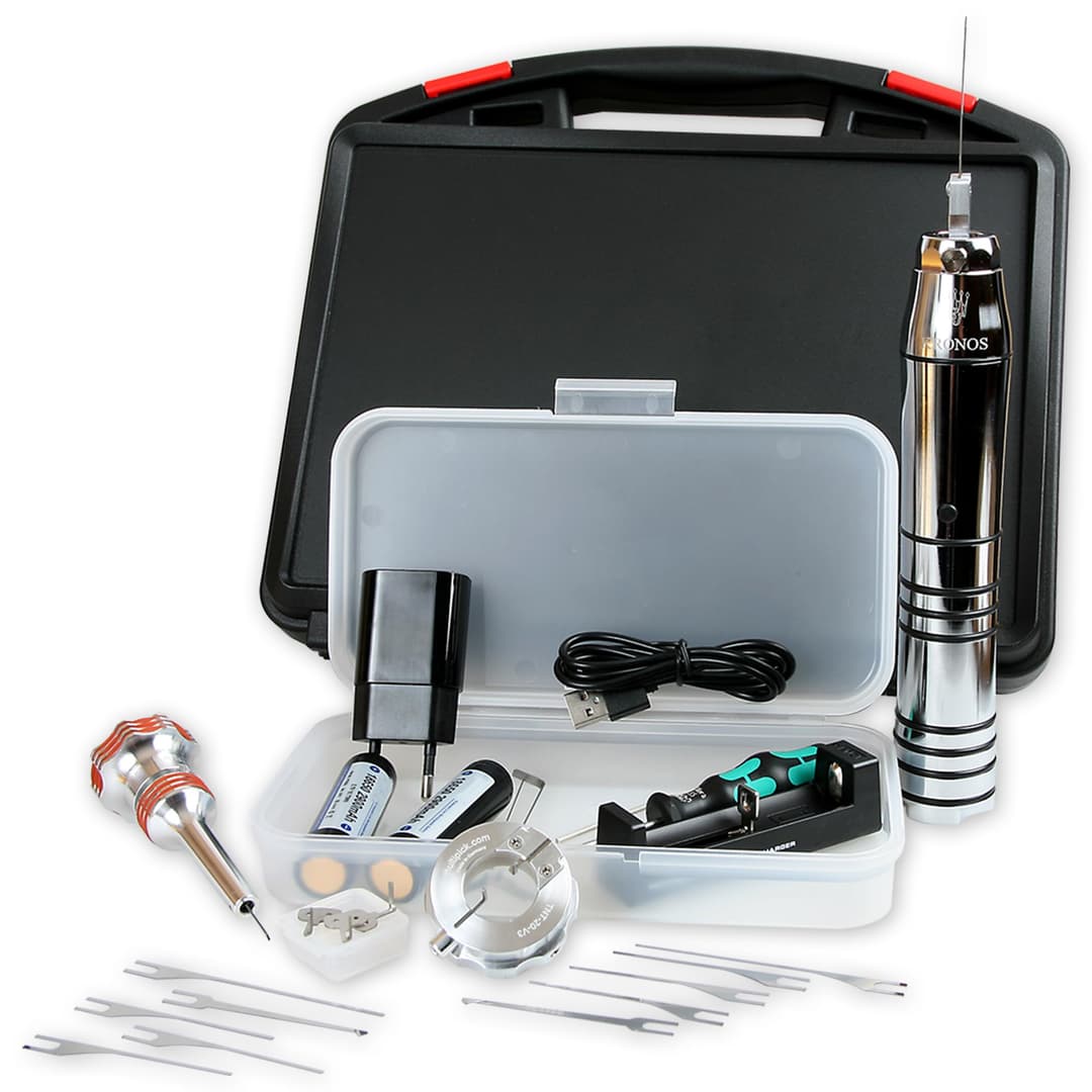 MULTIPICK Kronos [Electronic] Multi Pick Locking Tool Kit - Lock Pick Gun & Set