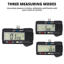 NEIKO 01407A Electronic Digital Caliper | 0-6 Inches | Stainless Steel Construction with Large LCD Screen | Quick Change Button for Inch/Fraction/Millimeter Conversions - 3