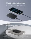Anker MagGo Powerbank, Ultra Thin 10000mAh Magnetic Battery Pack, Qi2 Certified 15W Ultrafast MagSafe Compatible Portable Charger, Ergonomic Design, Only for iPhone16/15/14/13/12 Series - 6