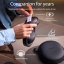 Philips TAH8000EBK/00 Wireless Over-Ear Bluetooth Headphones – Noise Cancelling, 70H Playtime, Voice Assistant Compatible, Ideal for Travel – Black - 3
