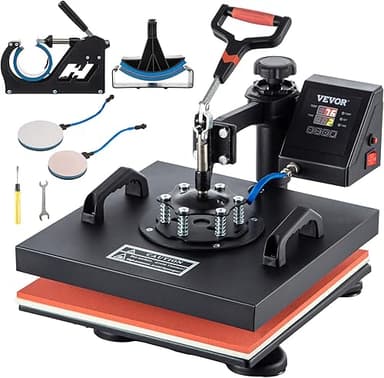 VEVOR Presse de la Chaleur 5 en 1 38 x 38 cm Machine de P…