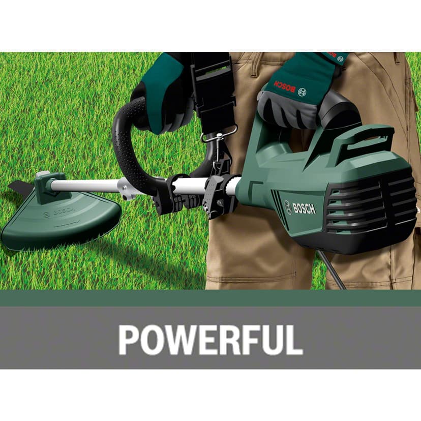 Débroussailleuse Bosch - AFS 23-37 (1000W, avec Lame à 3 Dents, Bobine pour Fil de Coupe, 3 Fils de Coupe, poignée supplémentaire, Capot de Protection) + Fil Ultra-résistant Bosch - pour AFS 23–37 - 5