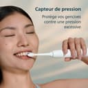 Philips Sonicare 5500 - Brosse à dents électrique sonique avec 2 modes, Alerte de pression, EasyStart, SmarTimer et BrushPacer, Blanc, modèle HX7110/02 [Nouvelle technologie] - 5