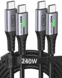 INIU USB C Charger Cable, 240W PD [2-Pack 2m] Type C Charge Cable - 1