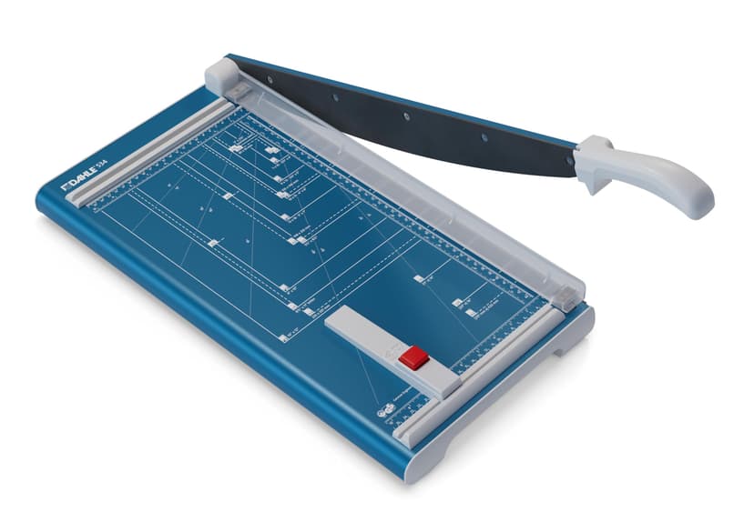 Dahle Cisaille 534 (Capacité de Coupe jusqu'à 15 Feuilles, DIN A3, 460mm de Coupe, Lame Plate, Pression Manuelle) Bleu - 1