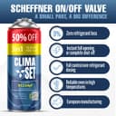 CLIMASET - 3-in-1 R 1234yf Air Con Recharge, Oil, Leak Sealer XL & 2 x R1234yf XL - AC Gas Refill Kit - Air Conditioning Car Recharge Kit - 2