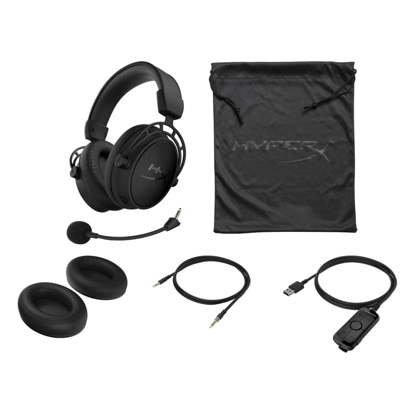 HyperX Cloud Alpha S Gaming Headset for PC and PS4, 7.1 Surround Sound, Adjustable Bass, Dual Room Drivers, Chat Mixer, Background Noise Cancelling Microphone, Black - 7