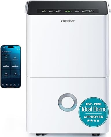 Pro Breeze Déshumidificateur Compresseur Connecté 30L/jou…