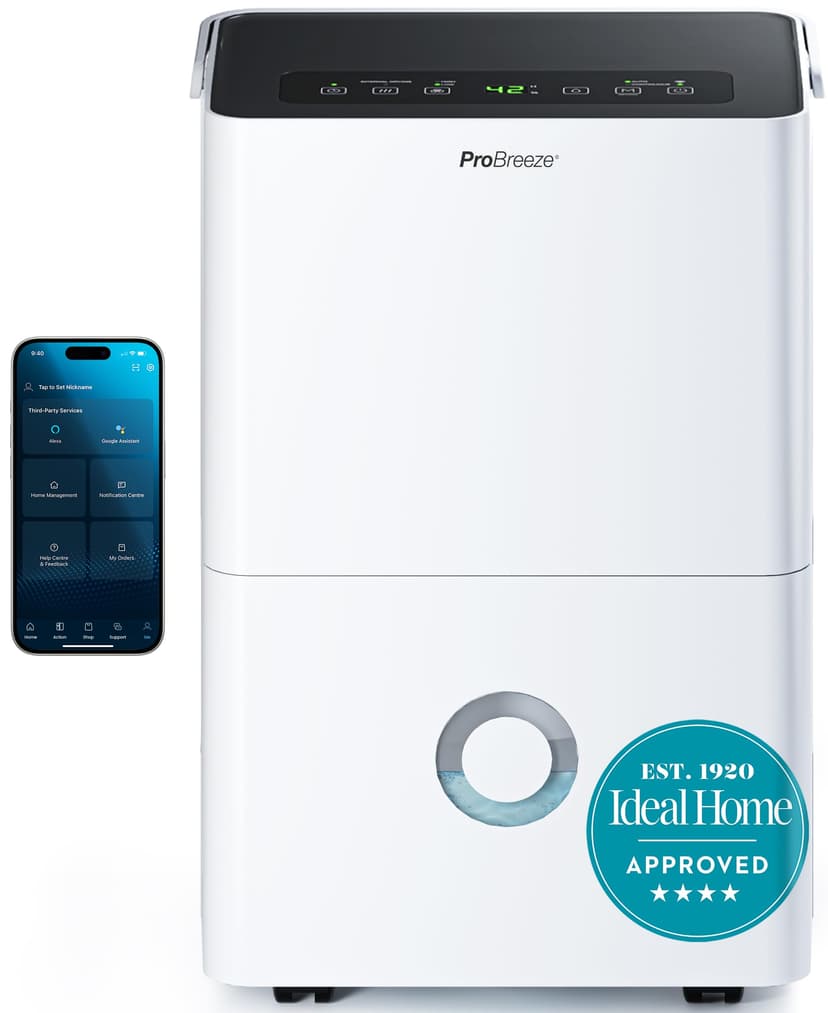 Pro Breeze Déshumidificateur Compresseur Connecté 30L/jou… - 1