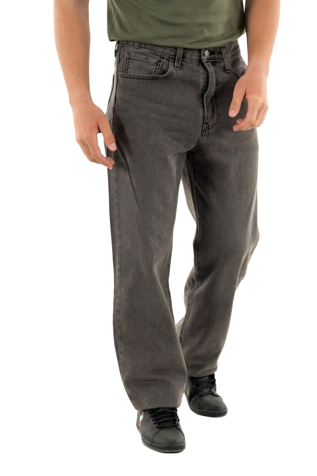 Jeans Uomo levi's 29037-0052 568 Loose Straight Black Par…
