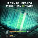 FOSSiBOT F2400 Portable Power Station With 420W solar panel, 2048Wh LiFePO4 solar-generator with 3 x 230V AC Output 2400W (4800W Peak), Applicable to RV/Camping/Home - 7