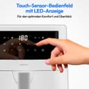 MEDION P10 XL Duo Hot Air Fryer (6.8 Litre XXL, Airfryer, 2,150 Watt, Two Stainless Steel Heating Elements, Shake Alarm, 9 Automatic Programmes, Touch Control Panel, LED Display), White - 8