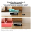 Lefant M350 Robot Aspirateur Laveur avec Station, 3 en 1, 6000Pa, Vidange Automatique, Zones Virtuelles, Navigation Laser avec Cartographie, Idéal pour Les Sols,Tapis Poils d'animaux, WiFi/Alexa/App - 4