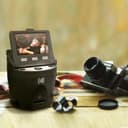Kodak RODFS35 Digital Film Scanner - Converts 35mm, 126, 110, Super 8 & 8mm Slides & Negatives to JPEG - Includes 3.5-inch LCD & EasyLoad Inserts (Black) - 8