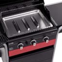 Char-Broil Gas2Coal Hybrid Grill - Griglia per barbecue a gas e carbone a 3 fuochi, finitura nera - 5