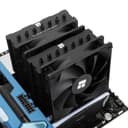 Thermalright TR Phantom Spirit 120 SE BLACK CPU Cooler, Dual TL-C12B V2 PWM Fan and Double Towers, 7 Heatpipes Heatsink Cooler, for AM4/AM5 & Intel LGA1851/115X/1200, Computer CPU Cooling, Black - 5