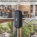 Sone Smart One Capteur Température Humidité WiFi 2.4GHz IP65 Extérieur Intérieur Noir - Thermomètre Hygromètre Connecté Tuya Smart Life - Sans Passerelle - Piles Non Incluses - 7