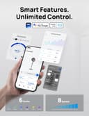 DREO Standing Fan, 120°+120° Smart Oscillating Floor Fans with Wi-Fi/Voice Control, 85 ft Fan For Bedroom, DC Motor Quiet Fans, adjustable height, 8 Speeds, 6 Modes, 12H Timer, Office, Room - 6
