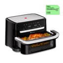 Moulinex Easy Fry Dual Flex, Air Fryer, Large Drawer 9L, Double Zone, Removable Divider, Up to 8 People, 7 Intuitive Programs, EZ9228F0, Black - 2