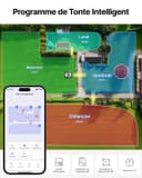 ANTHBOT M9 Robot Tondeuse sans Fil, NetRTK, 4G, 5000 mAh, Recommandé 1000 m², Maximum 1200 m², Pente de 24° (45%), Prend en Charge 2RTK Conçu pour Les Jardins Avant et Arrière - 9