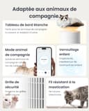 SwitchBot Purificateur D'air Avec Application Et Veilleuse, CADR 400m³/h, Jusqu'à 83㎡, Filtre HEPA Élimine 99.97% Moisissures Poussières, Mode Sommeil 20dB (Purificateur) - 8
