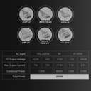 Mars Gaming MPB850PSI, Full Modular ATX Power Supply 850W, 10-Year Warranty, 80Plus Gold 90%, 14cm SI Fan, AI2-RPM Technology, DC-DC and SMD, ATX 3.1 and PCIe 5.1, 12V 2x6 Connector, Black - 5