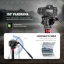 NEEWER 71.6 Inch Pro Camera Monopod Telescopic Carbon Fiber Monopod with Quick Release Plate Compatible with DJI RS Gimbals, Removable Base for Camera Camcorder, Maximum Load 6kg, TP71 - 3