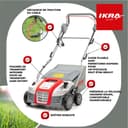 IKRA scarificateur aérateur électrique IEVL 1840, largeur de travail 40cm, puissance 1.800 watts, Gris/Rouge - 6