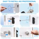 WELOCK U81 Smart Lock,Serrure Connectée,Serrure Empreinte Digitale avec Mot de Passe,RFID Carte,APP,serrure à code WiFi(Besoin wifibox),Cylindre Connecté 30/30 pour porte de 50-90mm,Facile à installer - 6
