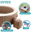 Intex Pure Spa Sahara 6 Places 28428EX Beige - 5