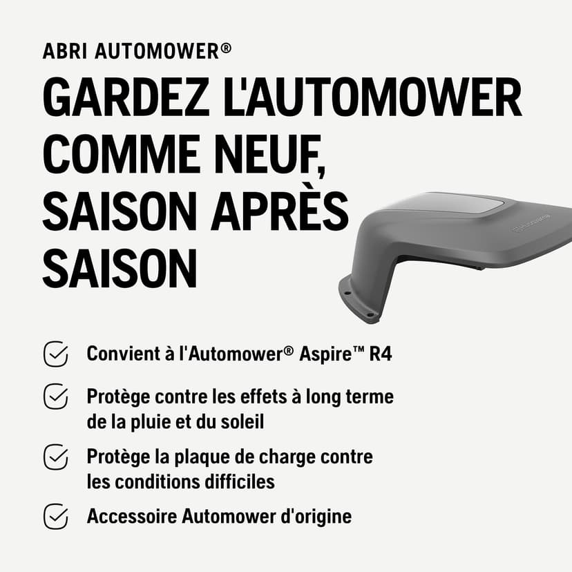 Husqvarna Robot Tondeuse Automower Aspire R4 pour 400 m² de Surface I Tondeuse à Gazon sans Fil Robot contrôle Via l'application Connect (avec Commande vocale, Wi-FI, Bluetooth) avec kit - 3
