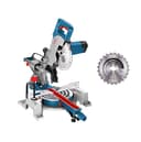Bosch Professional scie à onglets radiale GCM 80 SJ (1 400 W, Ø de lame : 216 mm, avec 2 lames de scie circulaire, clé six pans mâle) - 1