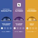 Nespresso Vertuo Coffee Pods Espresso Variety Pack - 30 Capsules (3 sleeves) Includes 10 Altissio, 10 Diavolto, 10 Voltesso Pods - 2