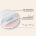 Lansinoh Disposable Breast Pads Maternity - 60 Pack - Ultra-Thin & Abosrbent Nursing Pads with BlueLock™ Core Leak-Proof Protection - Holds 20x Weight - Individually Wrapped -Breastfeeding Essentials - 5