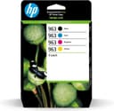 HP 963, Pack de 4 cartouches d'Encre Originales, 6ZC70AE, Noir, Jaune, Cyan, Magenta, Compatible avec les imprimantes OfficeJet Pro 9010 / 9012 / 9014 / 9015 / 9016 / 9019 / 9020 / 9022 / 9025 - 1