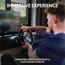 Logitech G G29 Driving Force Racing Wheel and Floor Pedals, Real Force Feedback, Stainless Steel Paddle Shifters, Steering Wheel Cover for PS5, PS4, PC, Mac - Black - 3