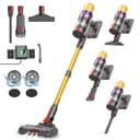 Aodebiao V16 Aspirateur Balai sans Fil 55Kpa/600W/80Mins, Aspirateur sans Fil Puissant, Écrans Tactiles LED, Mode Automatique, Brosse Anti-Emmêlement pour Tapis, Sols Durs et Poils d'animaux - 1