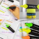 Schneider Highlighter Job refillable pens, Assorted Colours, Pack of 8, Yellow, Orange, Pink, Red, Blue, Green) - 3