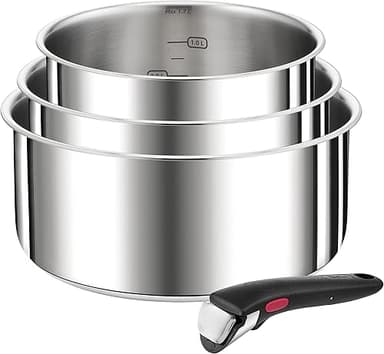 Tefal L898S4 Ingenio Preference 4-Piece Casserole Set | S…