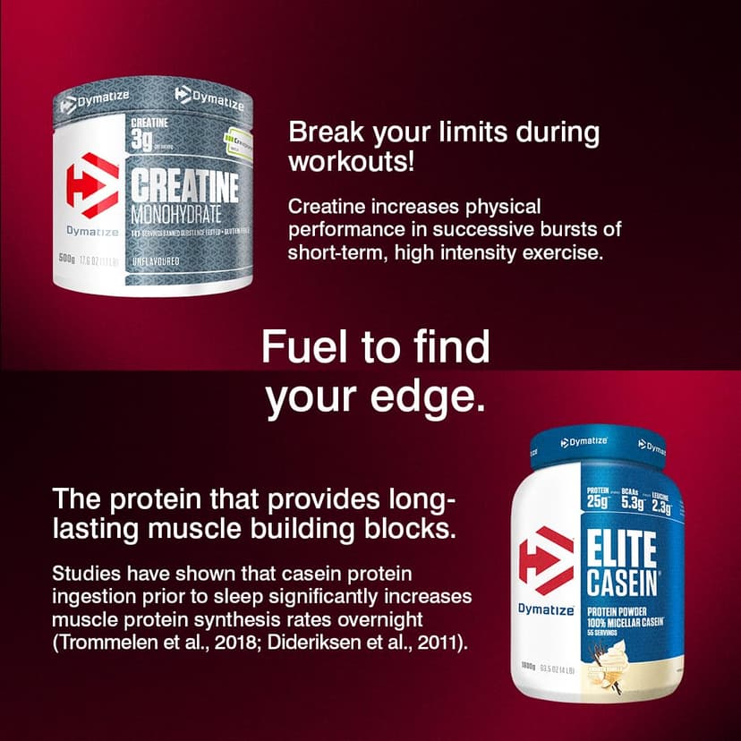 Dymatize Elite 100% Whey Smooth Banana 2170g - High Protein Low Sugar Powder + Whey Protein and BCAAs - 3