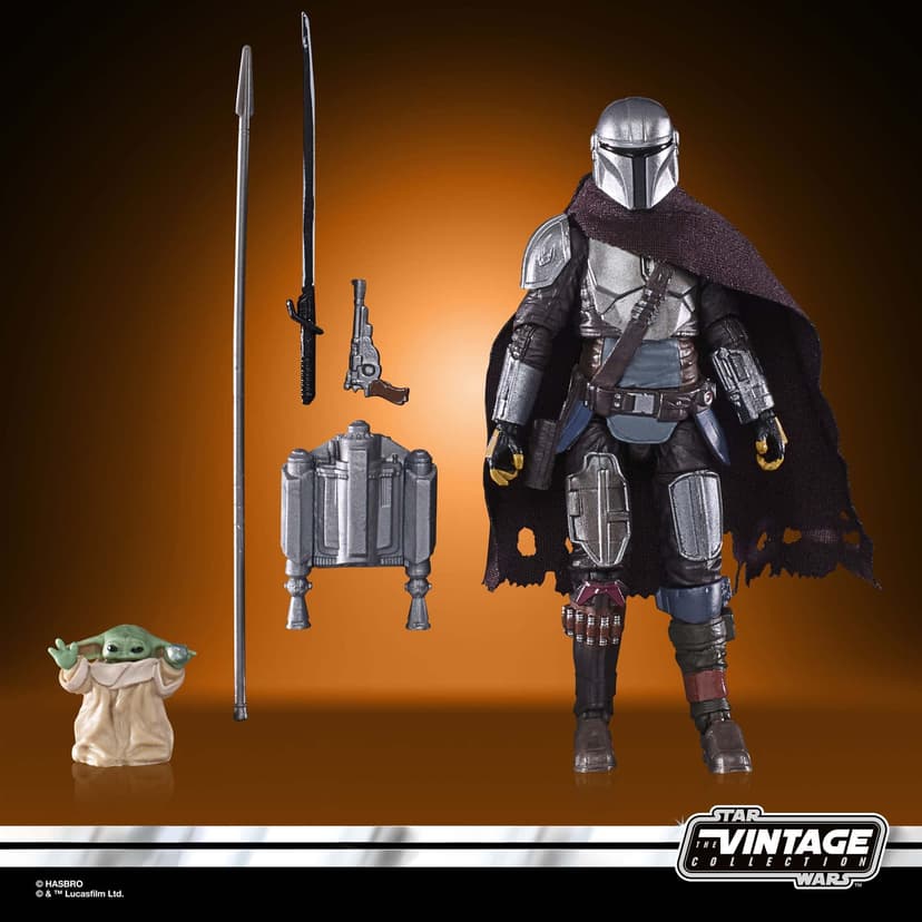 Star Wars The Vintage Collection The Mandalorian’s N-1 Starfighter, The Mandalorian 3.75” Vehicle & Action Figures - 7