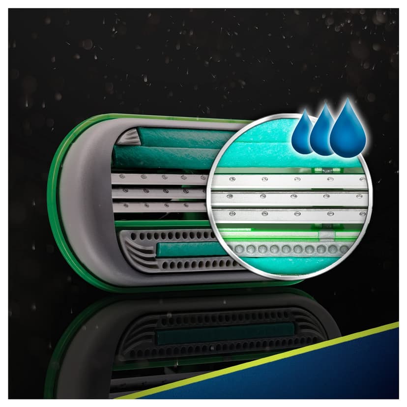 Gillette Rasoir corporel pour homme, 4 lames de rasoir corporel à triple lame - 4