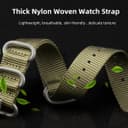 NATO Watch Straps Nylon G10 Premium Ballistic Multicoloured Replacement Watch Straps with Silver Stainless Steel Buckle Watch Strap for Men Women 18 mm 20 mm 22 mm 24 mm - 3