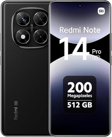 XIAOMI Redmi Note 14 Pro 5G smartphone, 12+512GB, Black, …